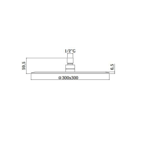 Верхний душ Paffoni Zanzibar ZSOF096CR хром - фото 2
