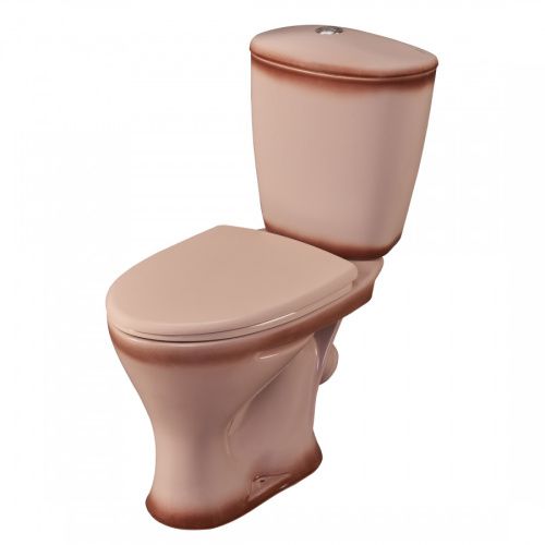 Унитаз-компакт напольный с бачком Santeri Версия 1P4015S0700BF бежевый с сиденьем каскадный смыв