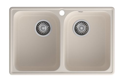Кухонная мойка Granfest Quarz 15 белый 75х50 цвет белый поверхность матовая