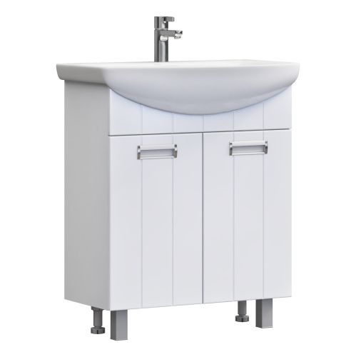 Тумба под раковину Vigo Diana tn.DIA.BAL.60.2D 61х32х80 напольная цвет белый