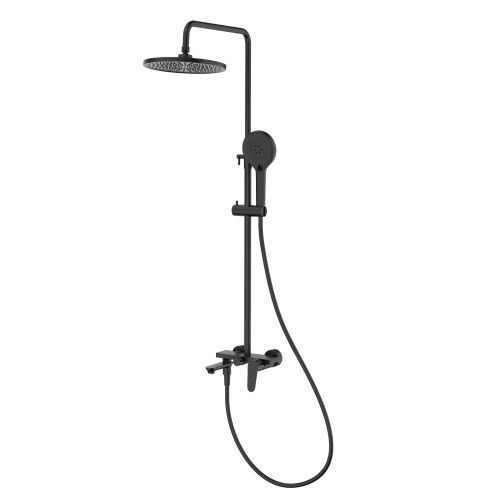 Душевая стойка Raglo R31.24.06 настенная цвет черный