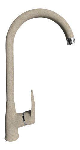 Смеситель для кухни Granfest Z3424 песочный на мойку бежевый