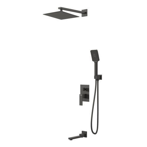 Душевая система Grossman Style 501.K35.05.210 встраиваемая в стену цвет черный