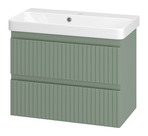 Тумба под раковину Brevita Victory VIC-09070-0802Я 70х40 подвесная цвет зеленый
