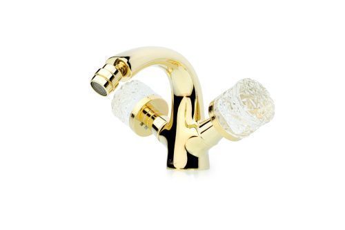 Смеситель Boheme Crystal 296-CRST на биде золото