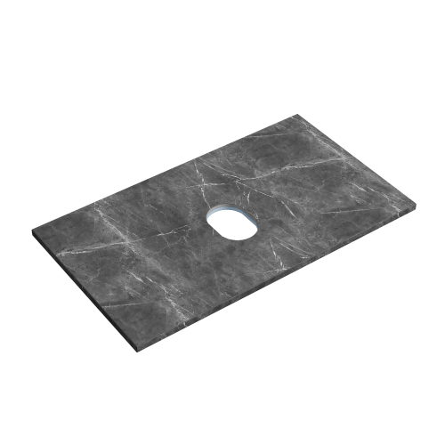 Столешница Sancos TT80A1 80х50 накладная цвет черный