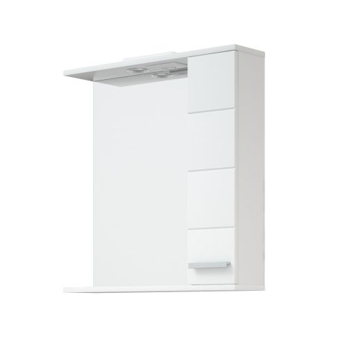 Зеркало-шкаф Corozo Денвер SD-00000533 60х70 подвесной цвет белый