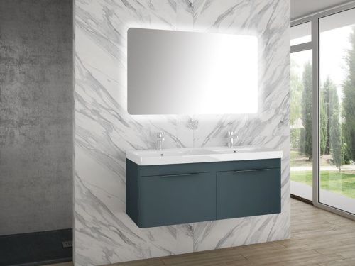 Тумба под раковину IBX Round R451202C/BLANCOG 120х40 подвесная цвет белый