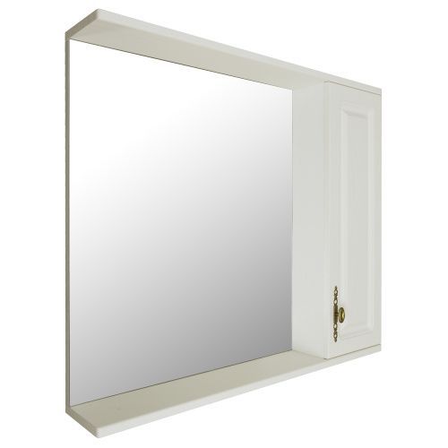 Зеркало-шкаф Loranto Janet CS00049713 80х70 подвесной цвет белый