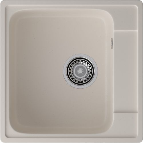 Кухонная мойка Granfest Quarz 48 белый 50х50 цвет белый поверхность матовая