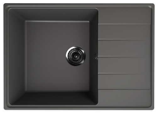 Кухонная мойка Ulgran Quartz Prima 700-09 70х50 цвет серый