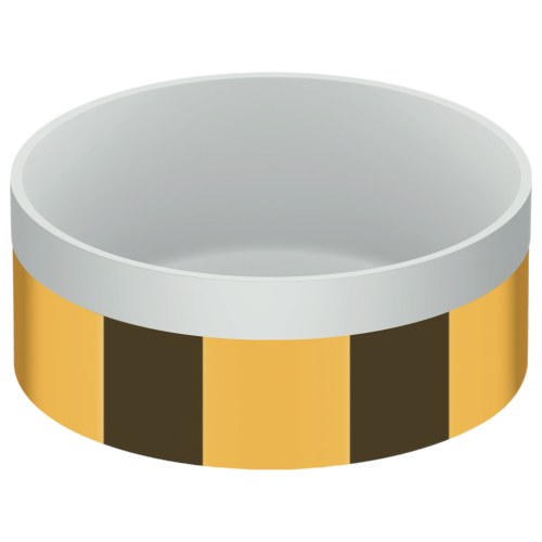 Раковина керамическая Remer RB902DO 40 см накладная цвет золото без отверстий под смеситель