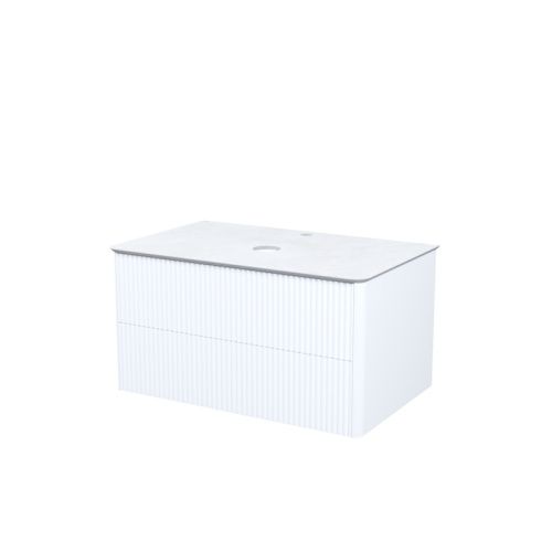 Тумба под раковину Iddis Aiger AIG80W0i95K 80х50 подвесная цвет белый