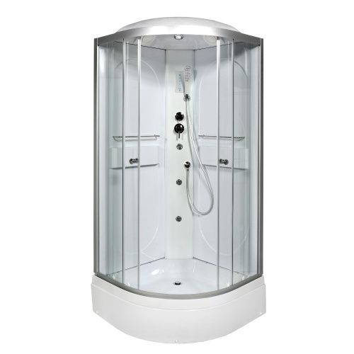 Душевая кабина AvaCan L510GM+EL 100х100 четверть круга с крышей ориентация универсальная