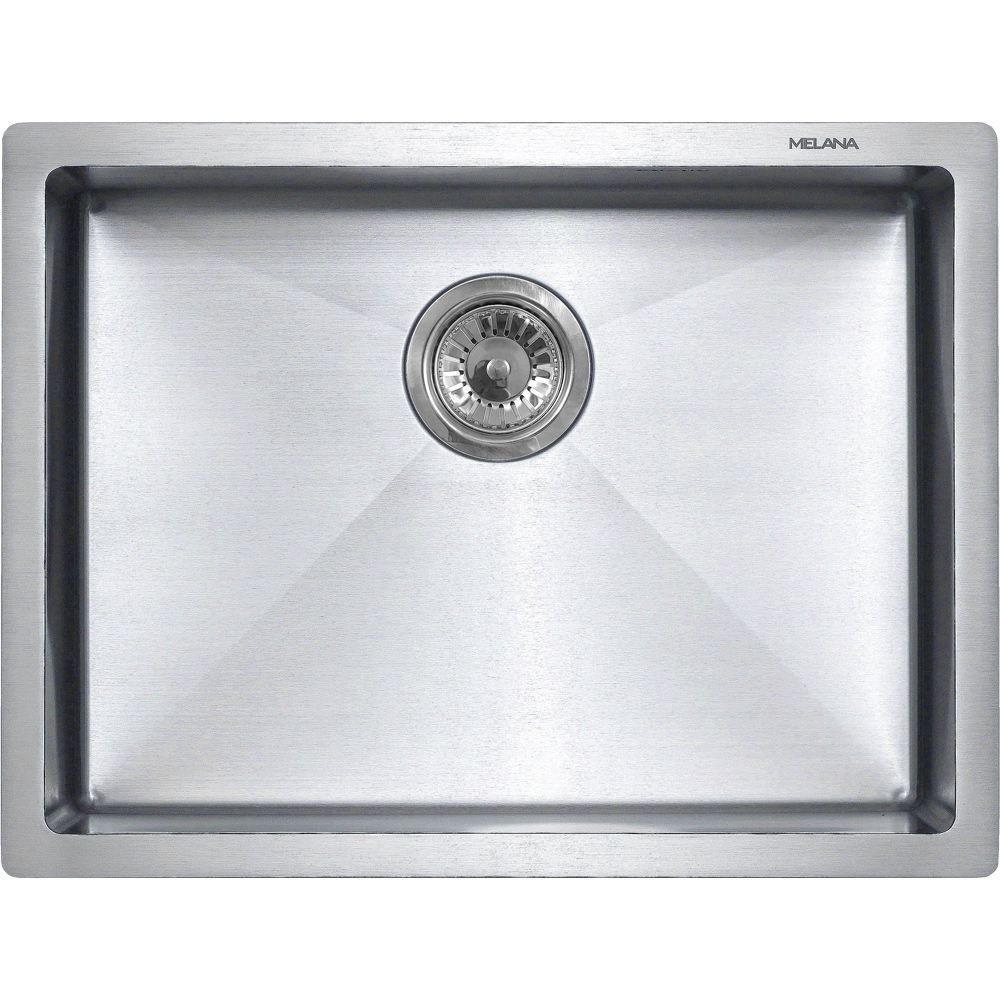 Кухонная мойка Melana ProfLine MLN-R5844H 60х45 цвет серый поверхность матовая