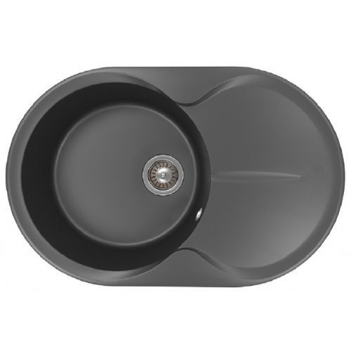 Кухонная мойка Florentina Лацио 780 17.010.C0780.302 80х50 цвет черный поверхность матовая