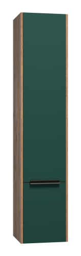 Шкаф-пенал Brevita Greenwood GRE-05035-08П 40х170 подвесной цвет зеленый/коричневый