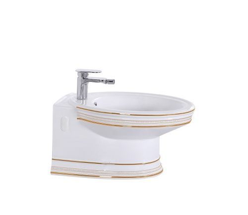 Биде напольное CeramaLux 4289 цвет белый