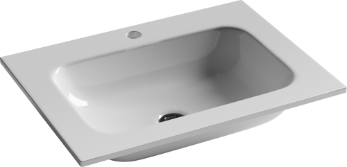 Раковина из сантехнического фарфора Ceramica Nova GRACE CN7011 60х50 накладная цвет белый