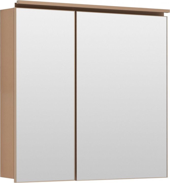 Зеркало-шкаф De Aqua Алюминиум 00261766 80х80 подвесной