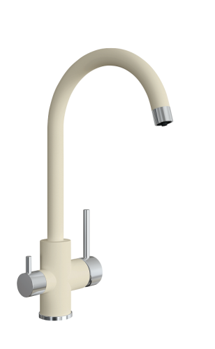 Смеситель для кухни Florentina Клио 333.13Н.2123.202 на мойку бежевый