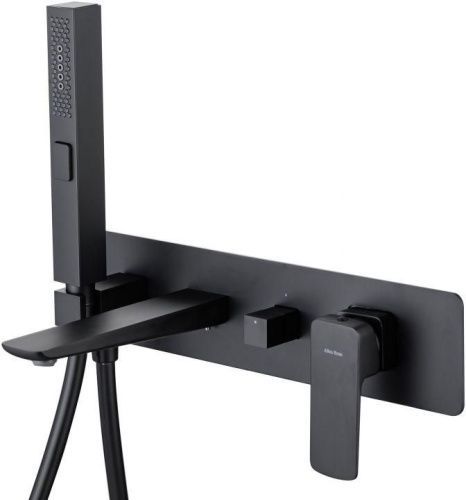 Смеситель для ванны с душем Allen Brau Infinity 5.21007-31 встраиваемый в стену черный