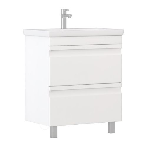 Тумба под раковину Vigo Holly 040 70х40 напольная цвет белый