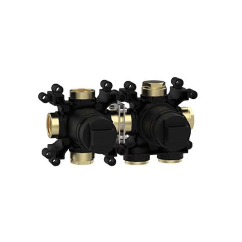 Встраиваемая часть однорычажного смесителя с переключателем на 2 положения Almar Modular E186901