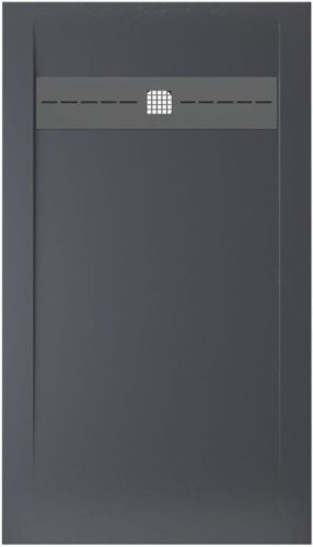 Душевой поддон из искусственного камня Allen Brau Infinity 8.21004-AM 140х80 черный без каркаса