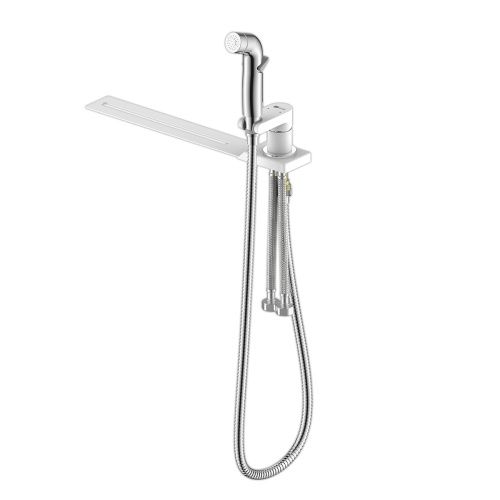 Смеситель LeMark Solo LM7170CW на биде белый/хром