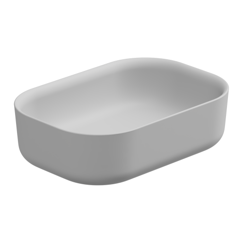 Раковина керамическая GSG Ceramic Design Hit! HILAVRE60001 60х40 накладная цвет белый без отверстий под смеситель