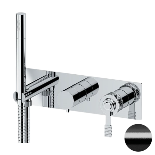 Смеситель для душа Remer Atelier AL97D3CFP встраиваемый в стену черный