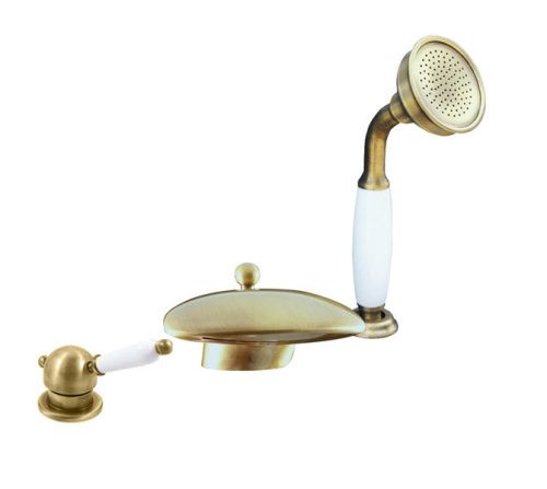 Смеситель RavSlezak LABE L570.5SSM на борт ванны бронза