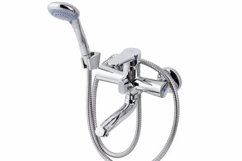 Смеситель для ванны и душа FAUZT FZs-243-B101 настенный хром