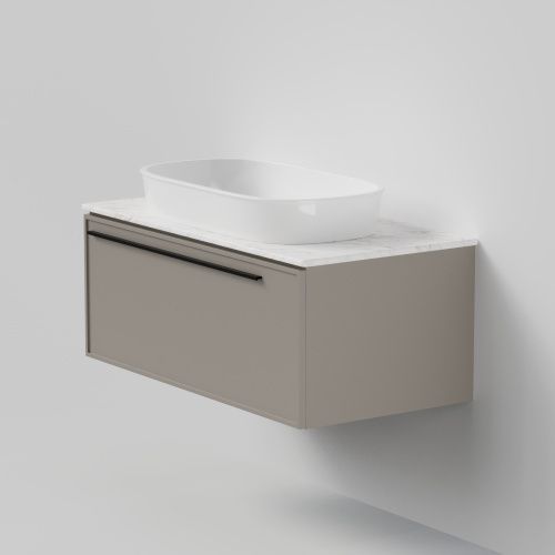 Тумба со столешницей La Fenice ELBA NFNC-01-ELB-C-90-3-GG 90х50 подвесная цвет бежевый