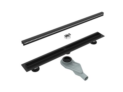 Душевой лоток Esbano SLIM ESTRSLMSIDE80MB 85х10 черный