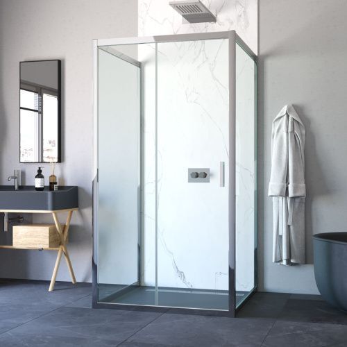 Душевой уголок Vegas-Glass ZP-U TUR+NOVO ZP-U TUR NOVO 120*100 08 crystalvision 120х100 стекло прозрачное профиль хром без поддона