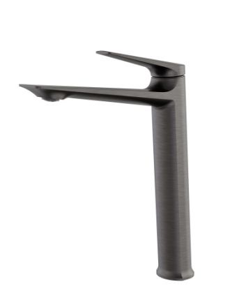 Смеситель для раковины Cezares LINER LINER-LC-GM-W0 на столешницу вороненая сталь