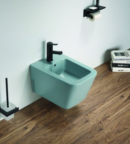 Биде подвесное CeramaLux 5370MLG цвет зеленый