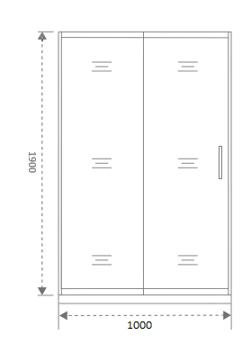 Душевая дверь Good Door SPIRIT СП00017 100х190 стекло прозрачное профиль хром - фото 2