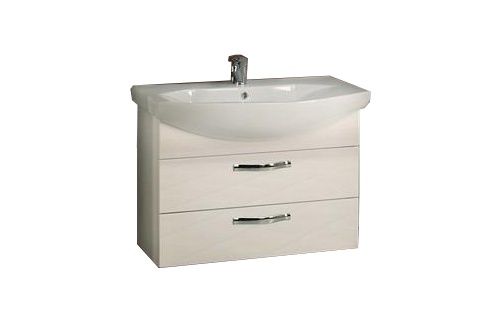 Тумба под раковину Aquaton Ария 1A140801AA010 80х30 подвесная цвет белый