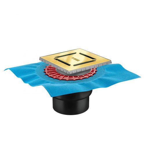 Душевой трап Berges ZENTRUM Norma 092463 20х20 золото