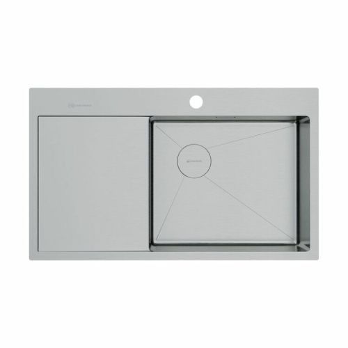 Кухонная мойка Omoikiri Akisame 4997042 85х50 цвет нержавеющая сталь поверхность матовая