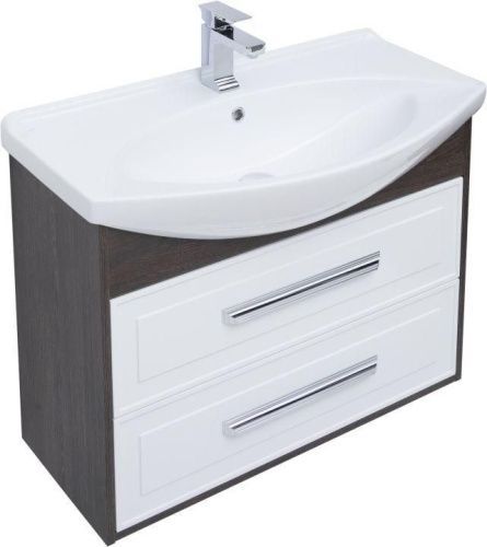 Тумба под раковину Aquanet Остин 00252675 80х30 напольная цвет коричневый