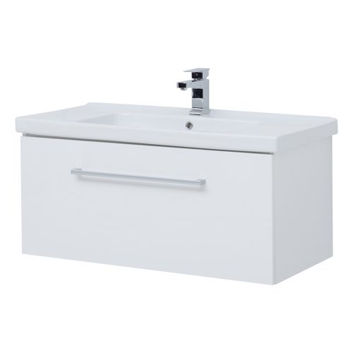 Тумба под раковину Dreja Big Inn 77.0205W 100х50 подвесная цвет белый