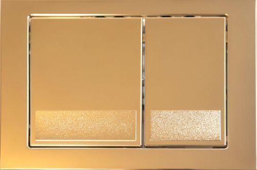 Клавиша смыва механическая KK POL M06 SPP/028/SG/K цвет золото