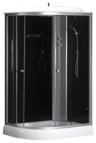 Душевая кабина Loranto CS-66121R G 120 120х80 асимметричная с крышей ориентация правая