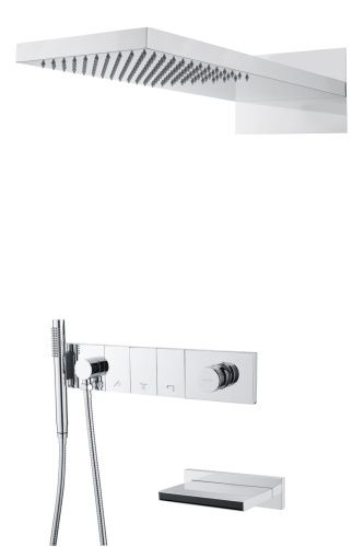 Душевая система Boheme Zodiac 132-2-CR встраиваемая в стену цвет хром