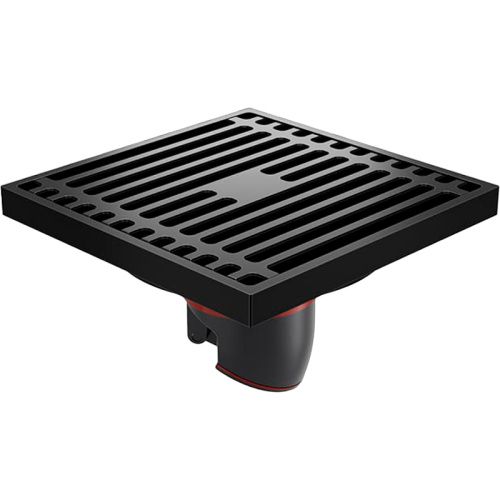 Душевой трап Orange TR01-005b 10х10 черный