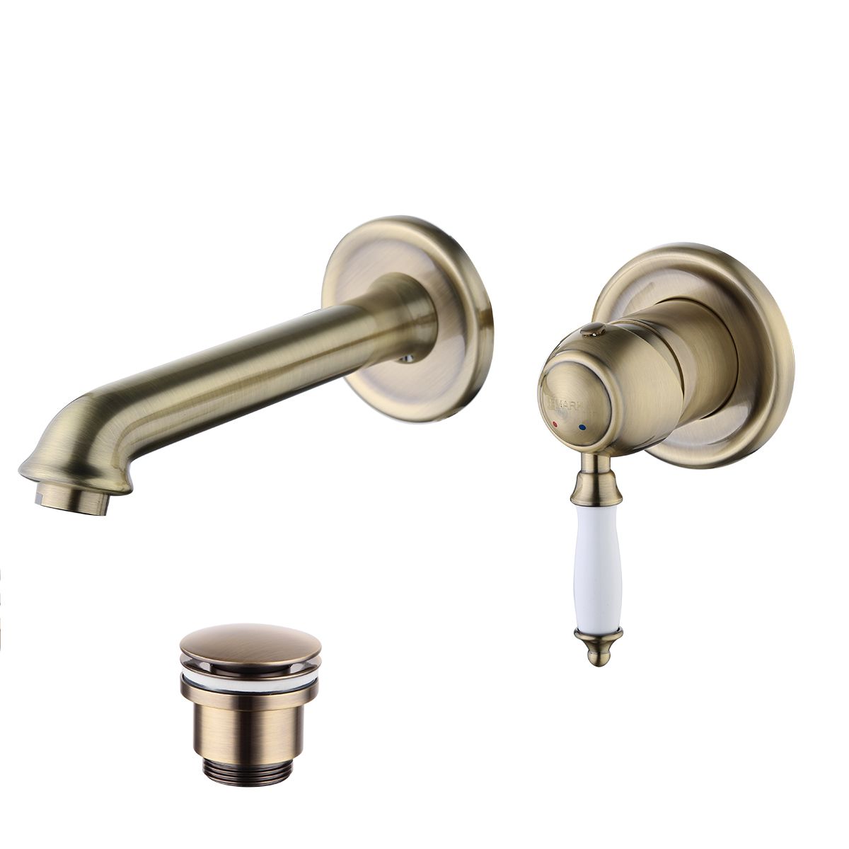 Смеситель для раковины LeMark Villa LM4826B встраиваемый в стену бронза